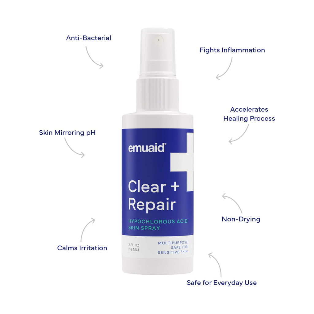 emuaid clear and repair skin spray bottle emuaid clear and repair skin spray bottle