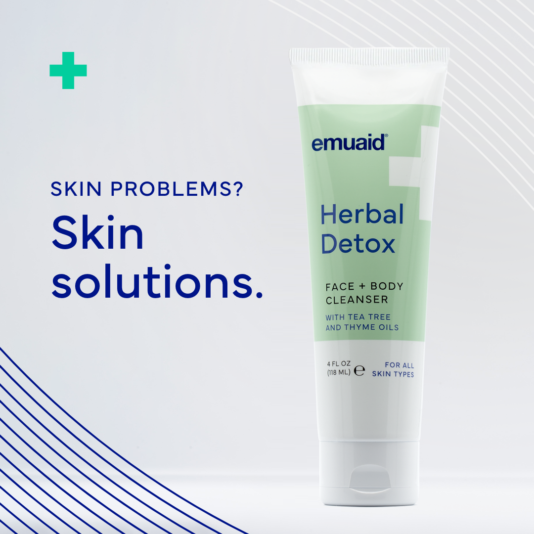 herbal detox face and body cleanser with tea tree and thyme oils