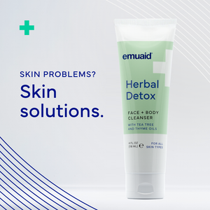 herbal detox face and body cleanser with tea tree and thyme oils