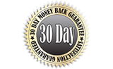30 day money back guarantee seal