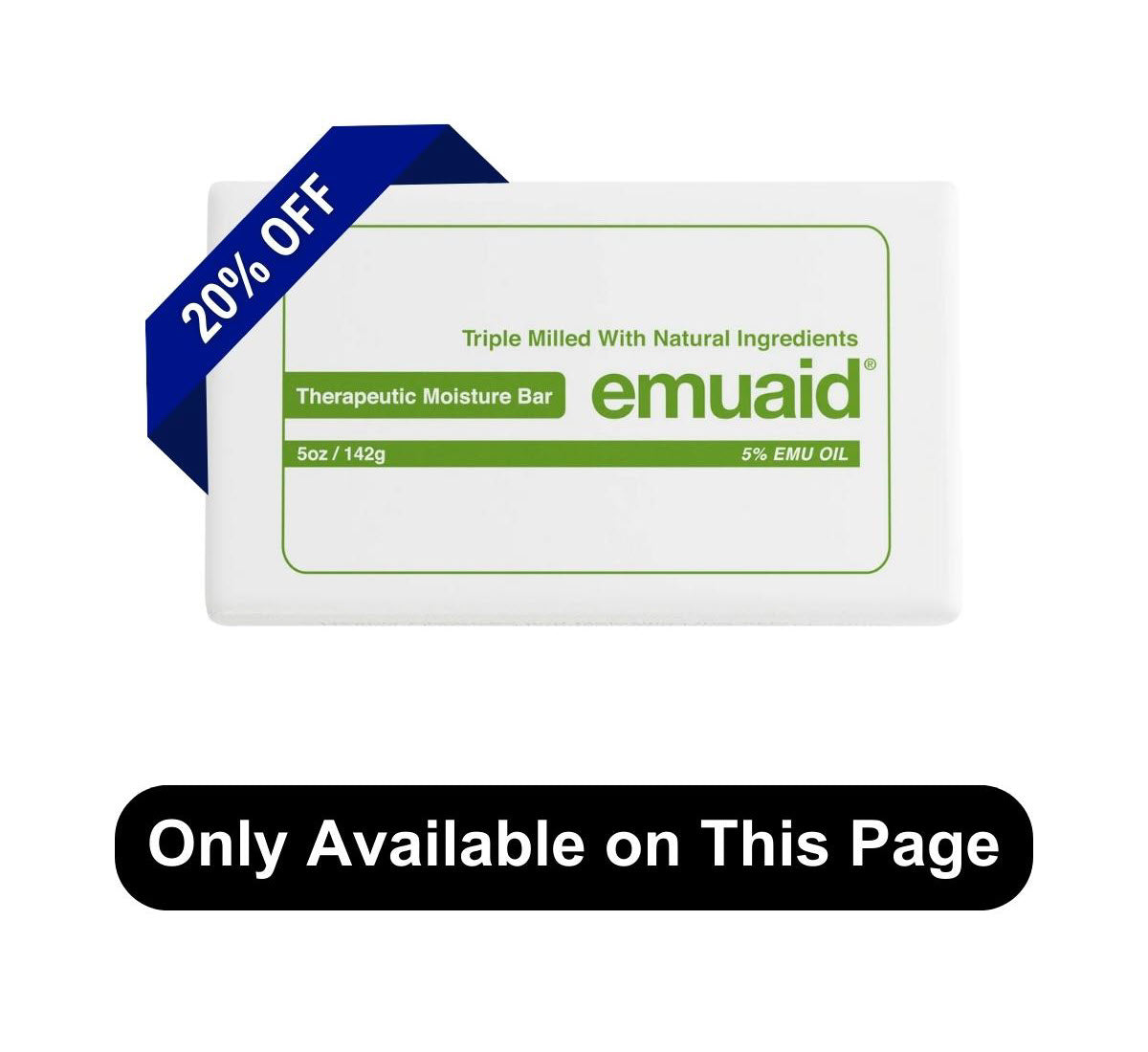 emu aid therapeutic moisture bar 20 percent off