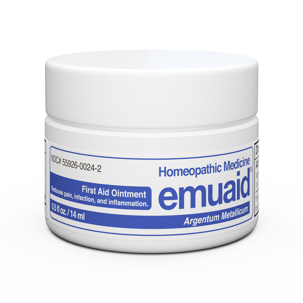 homeopathic first aid ointment jar