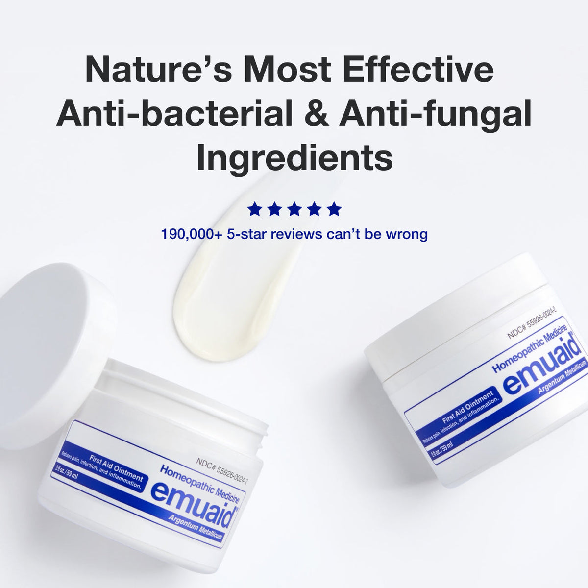 emu aid first aid ointment jars and cream