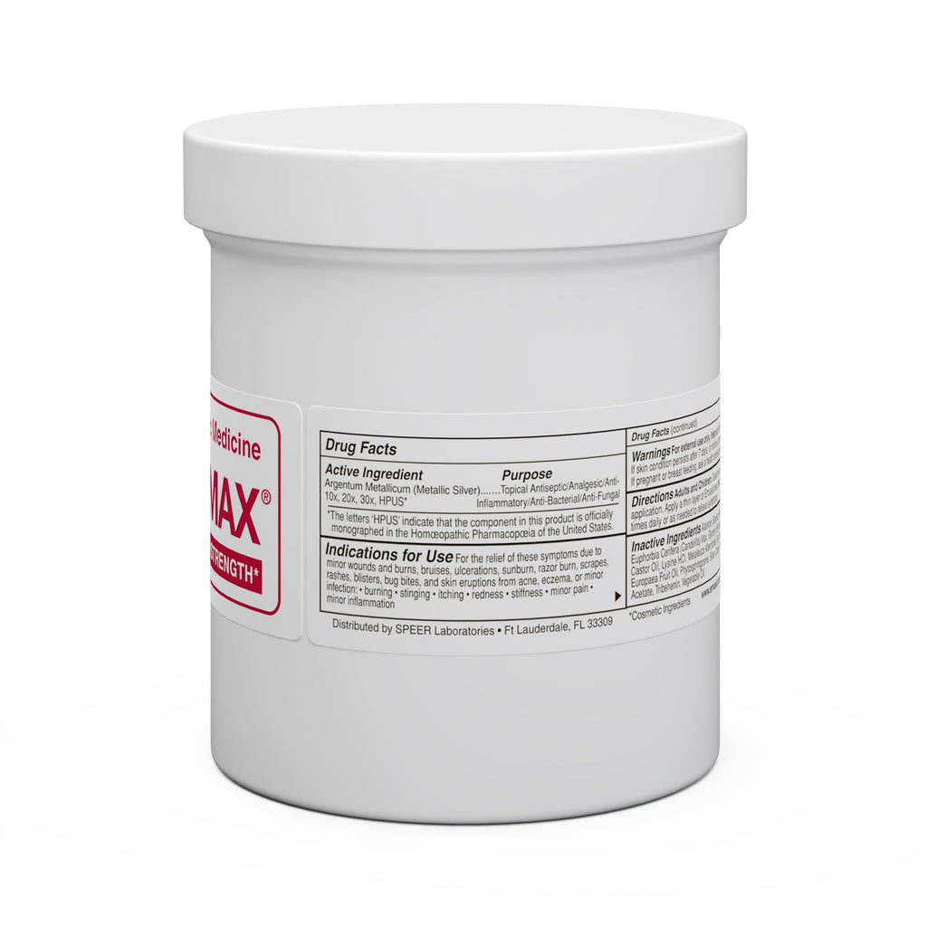 white cream container with label and drug facts white cream container with label and drug facts