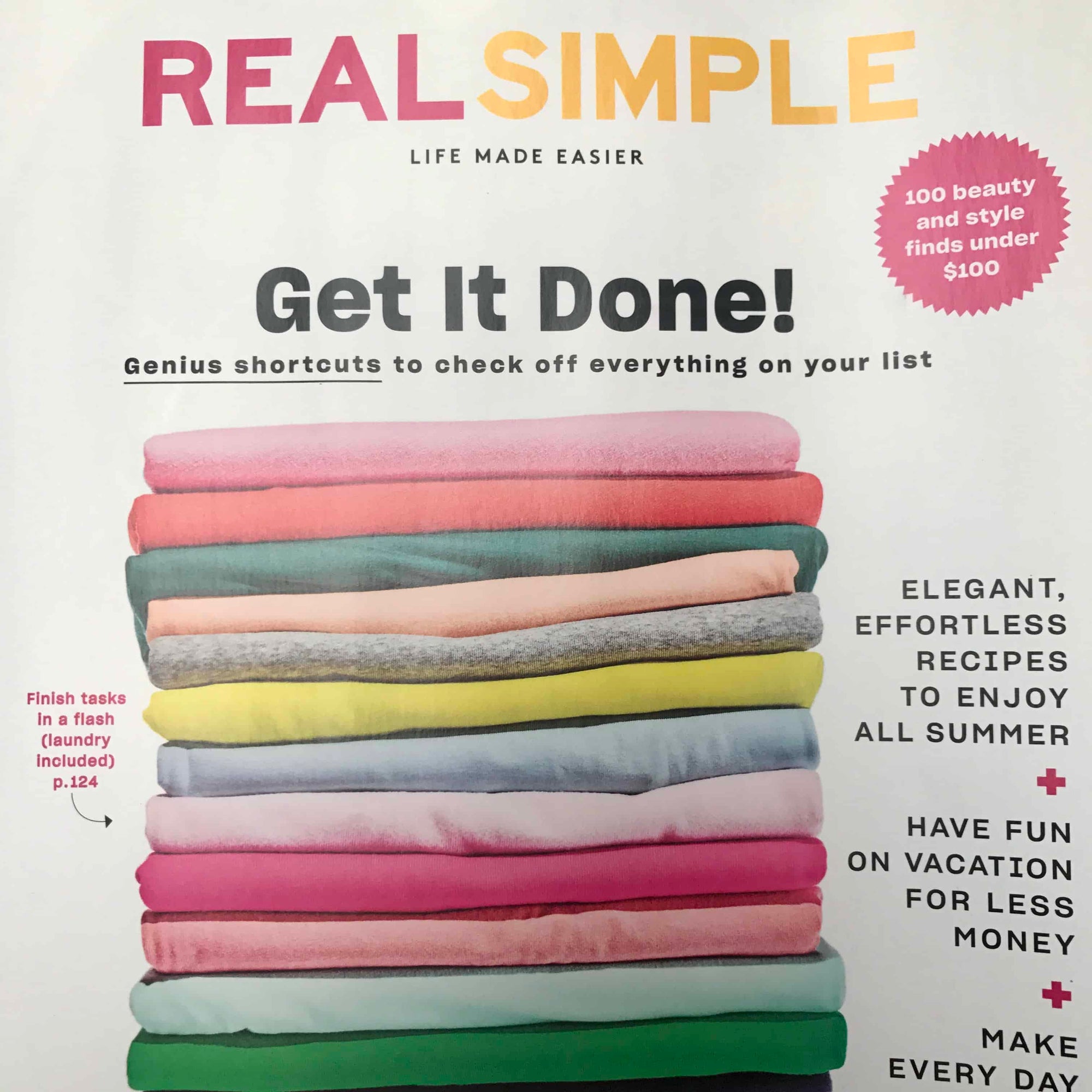 This is a picture of a Real Simple cover.