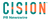 This is a picture of a Cision logo.