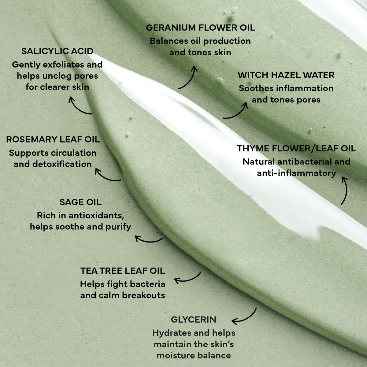 natural skincare ingredients descriptions