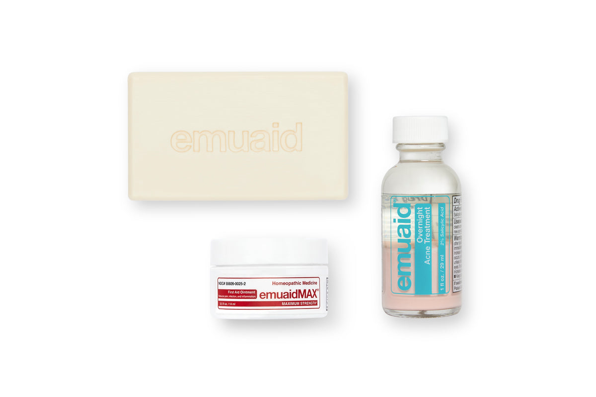 Produits Ernuaid sur fond blanc