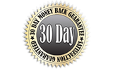 30 day money back guarantee badge graphic