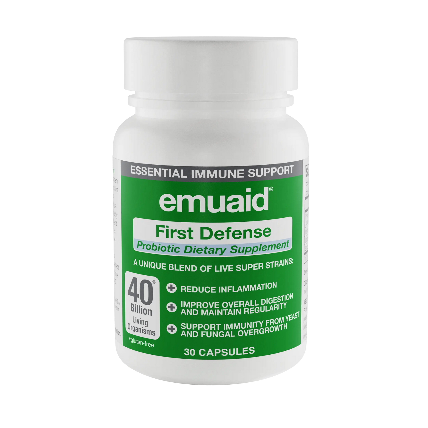 Picture of EMUAID first defense probiotic