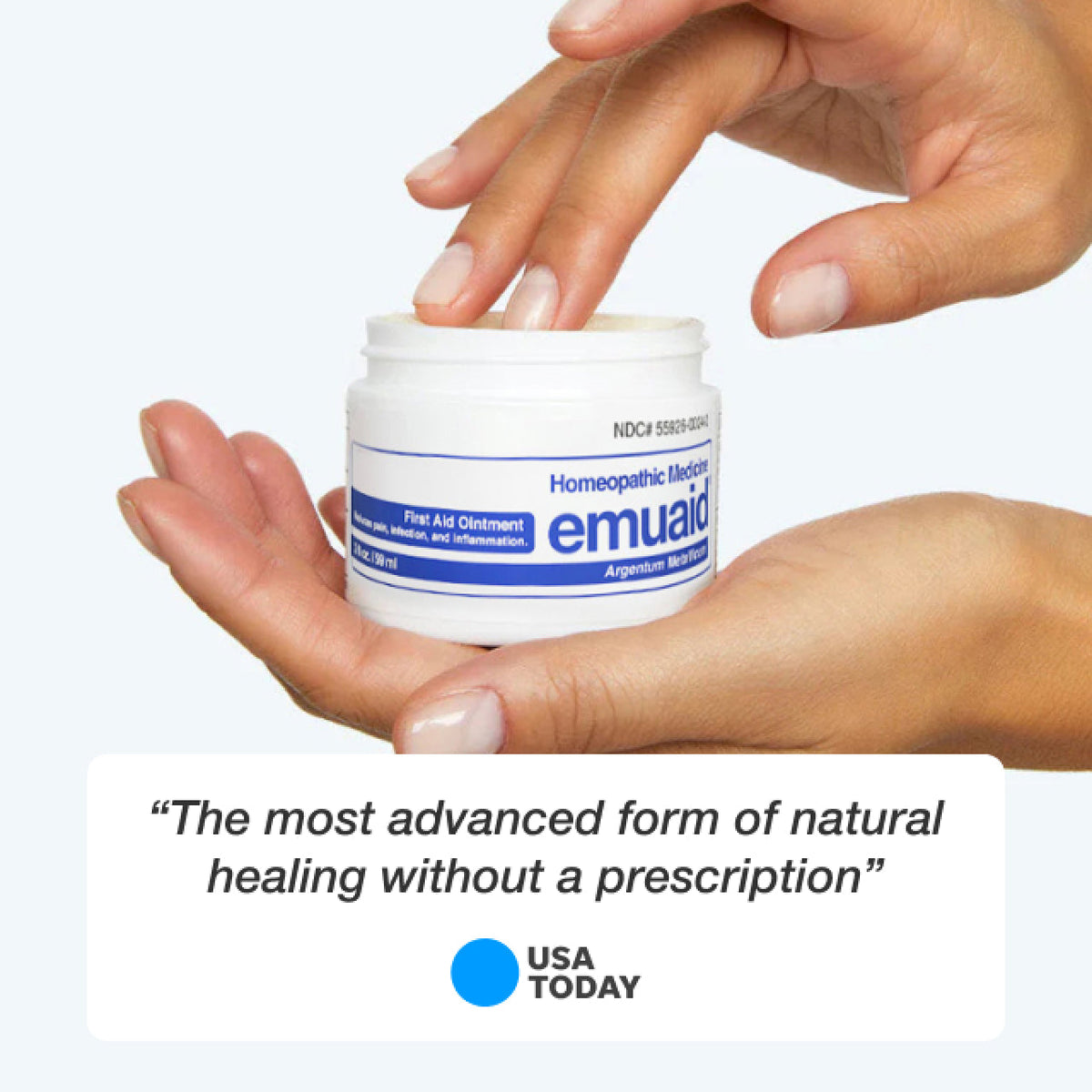 emuaid ointment in hand