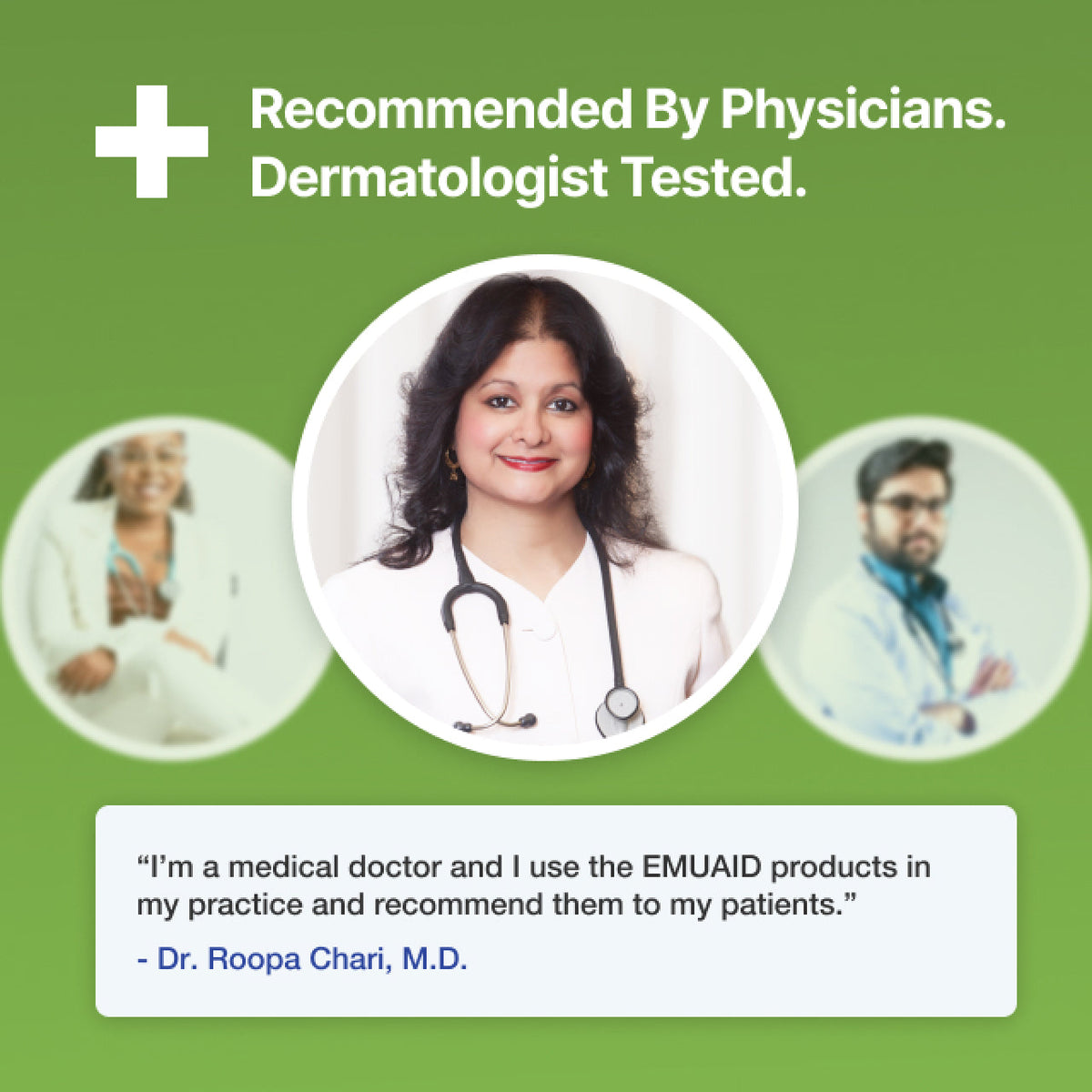 recommended by physicians dermatologist tested