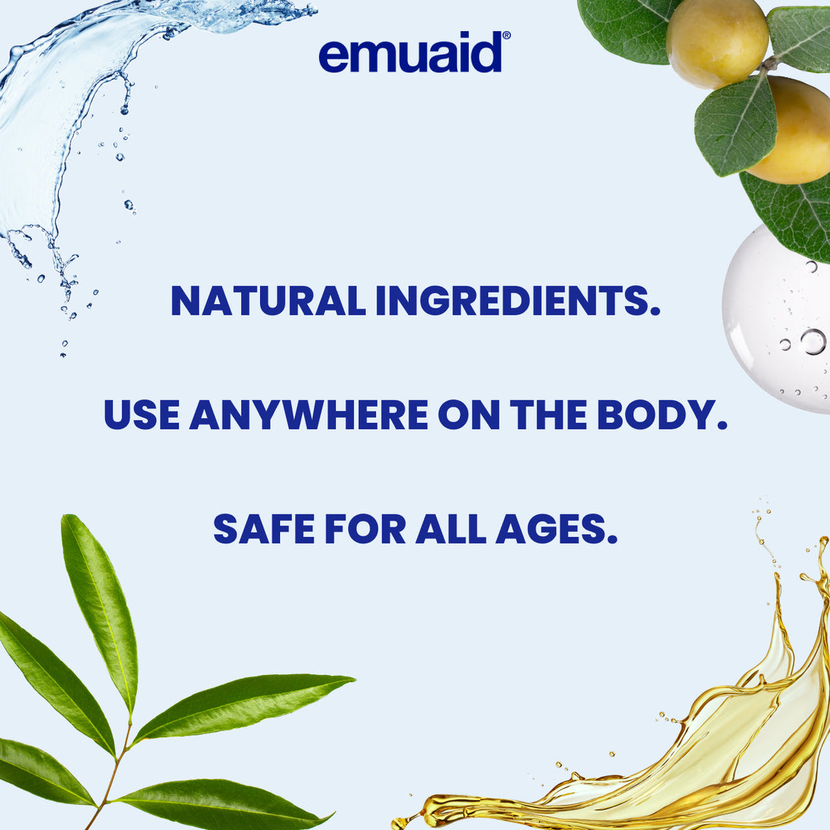 natural ingredients safe for all ages