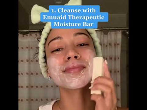 Video of a women using emuaidTherapeutic Moisture Bar 5oz