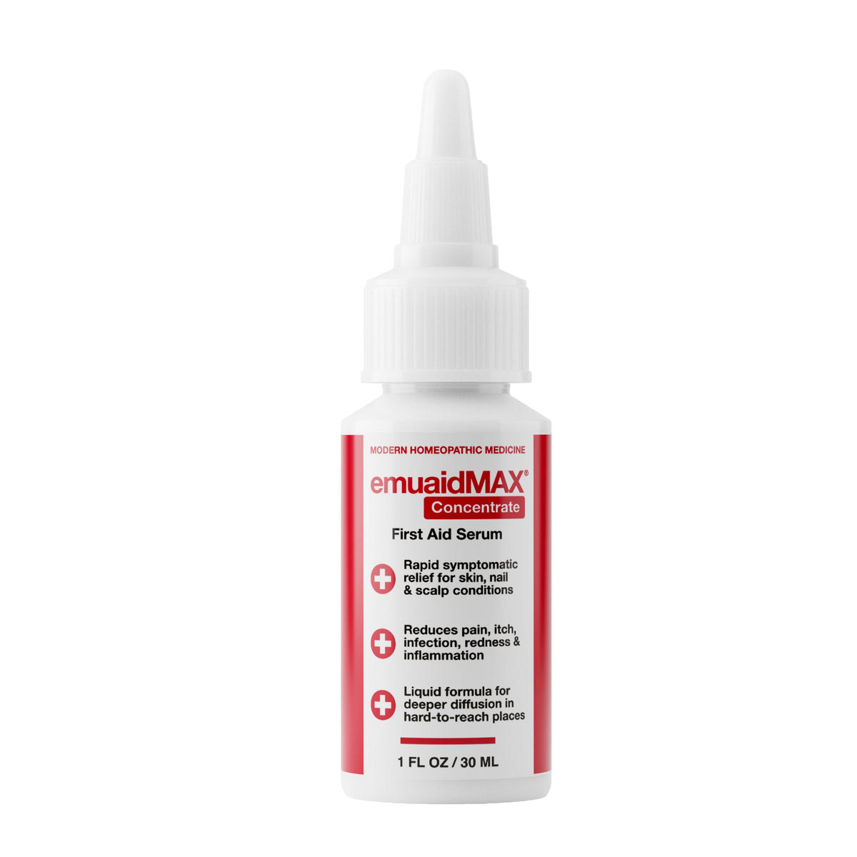 flacon de sérum de premier secours emuaidmax