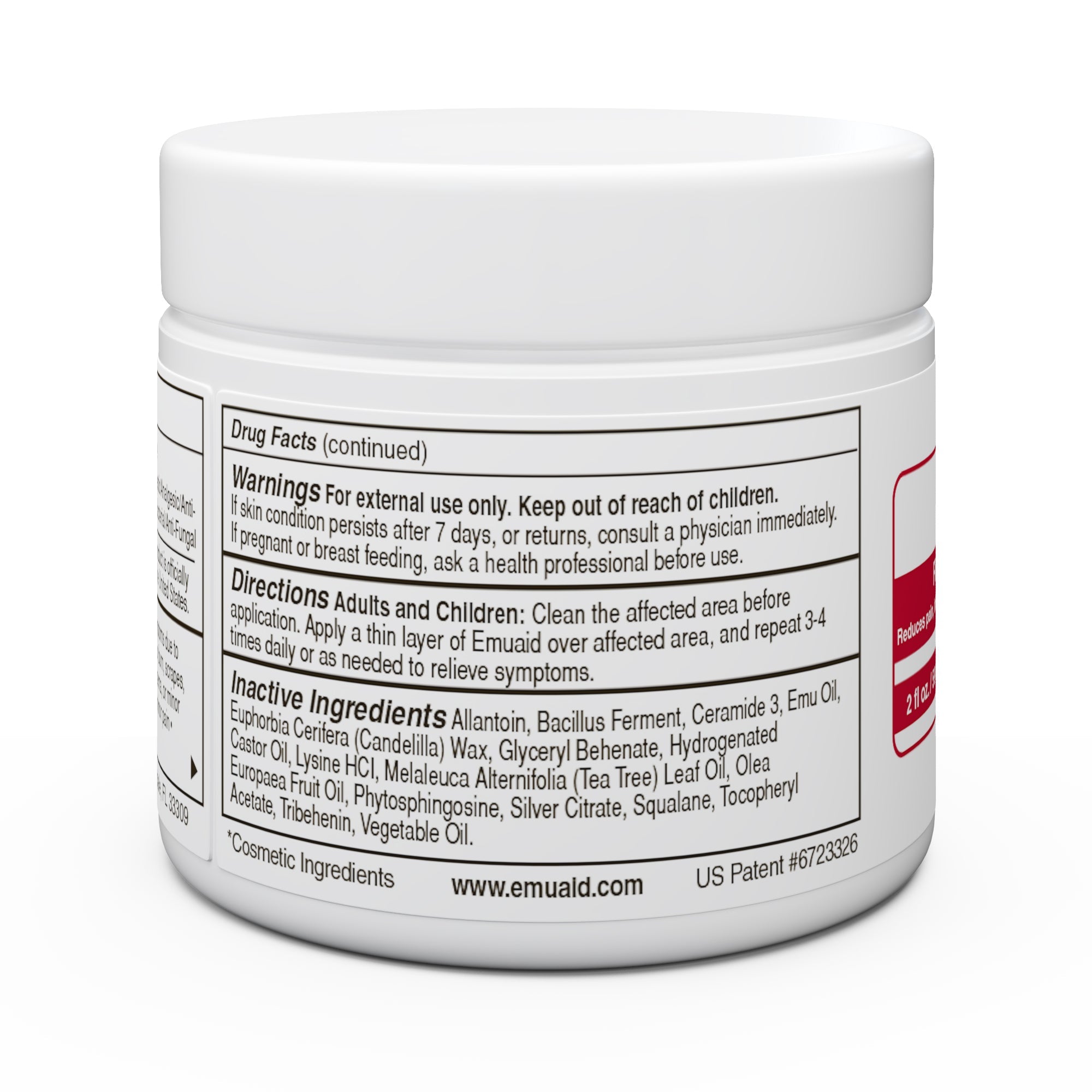 emaid skincare cream jar label