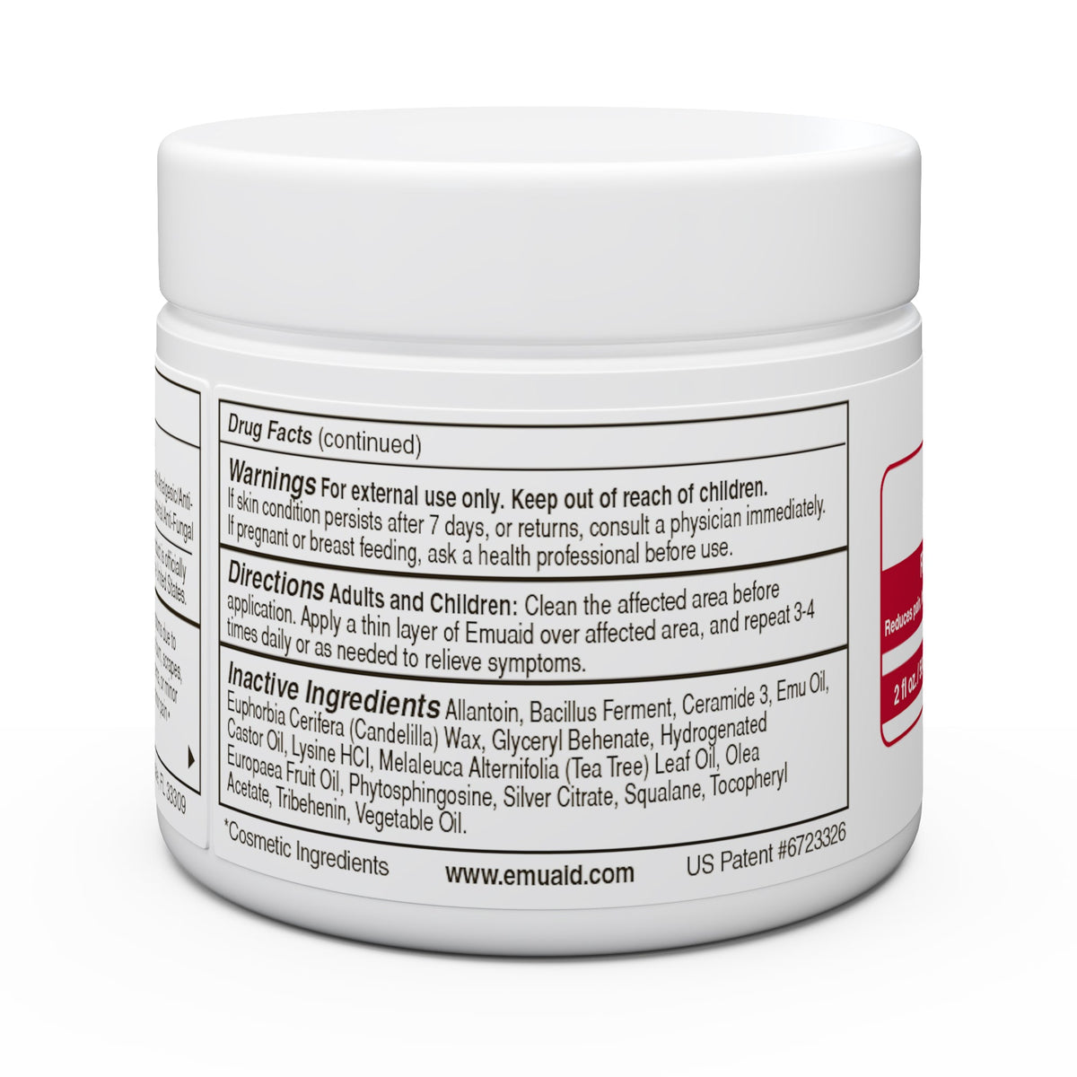 emaid skincare cream jar label