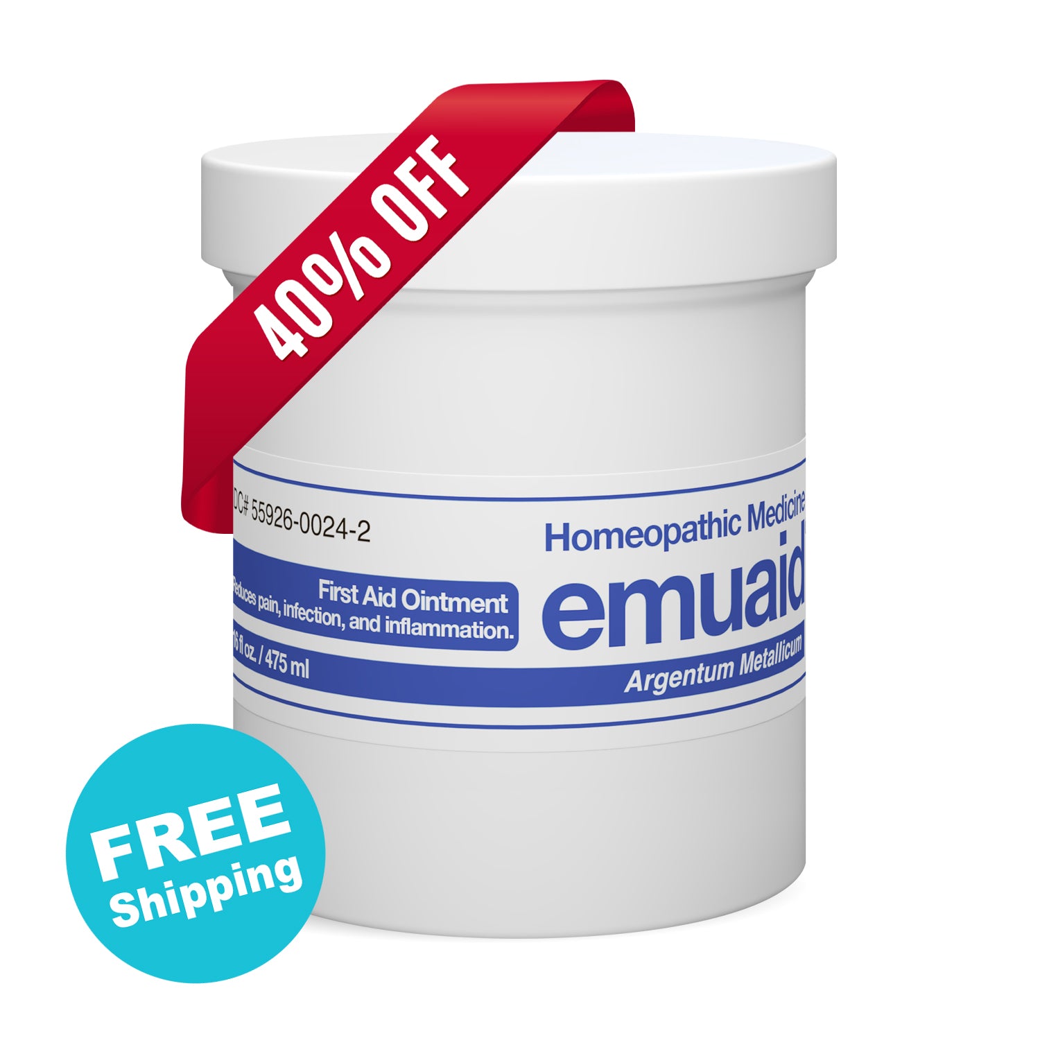 EMUAID® First Aid Ointment 16oz 40% OFF + FREE Shipping