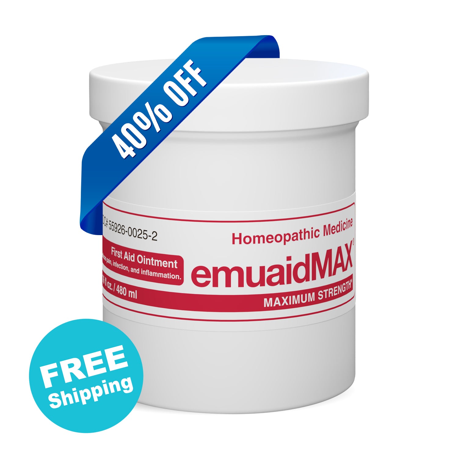 EMUAIDMAX® First Aid Ointment 16oz 40% OFF + FREE Shipping