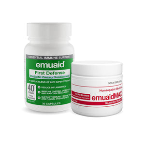 Buy 2oz EMUAIDMAX® and Receive 10 Percent Off First Defense Probiotic