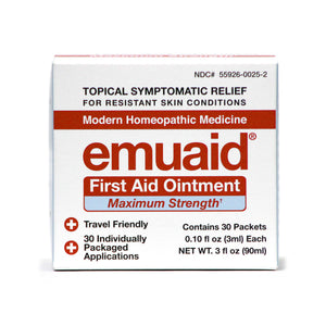 This is a picture of EMUAIDMAX® First Aid Ointment 30 Days Travel Pack.