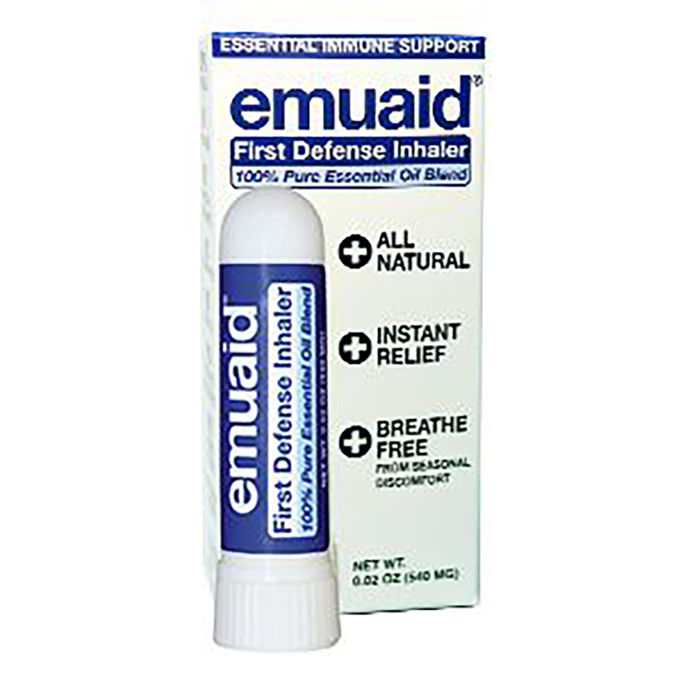 emuaid first defense inhaler 100 percent pure essential oil blend