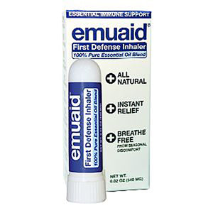 This is a picture of the EMUAID® First Defense Inhaler.