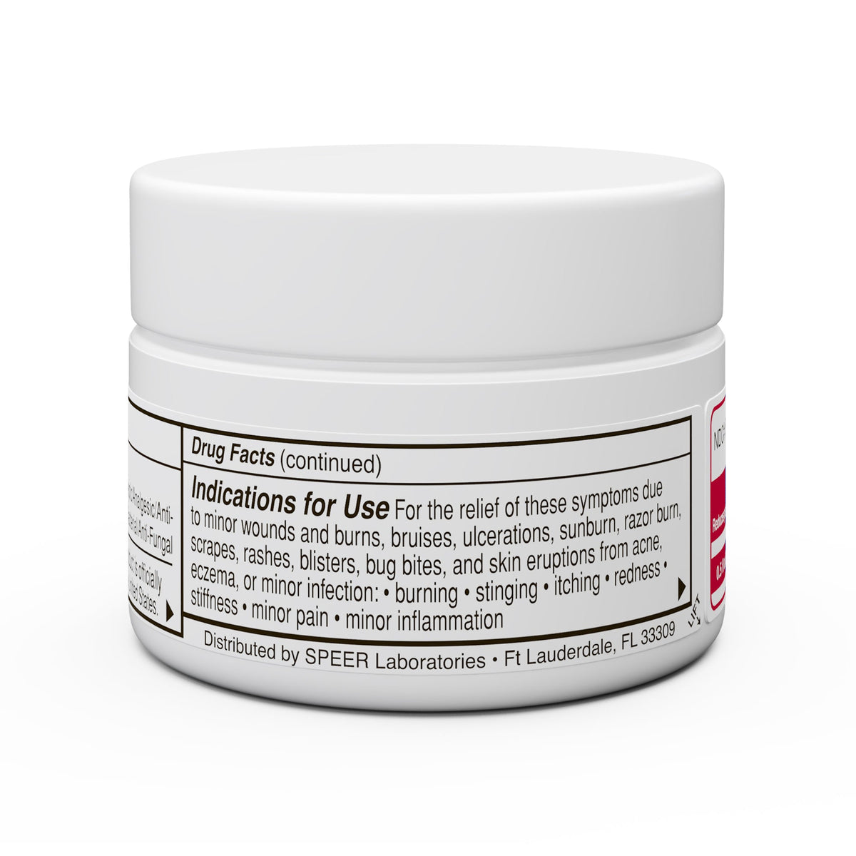 skin cream jar directions
