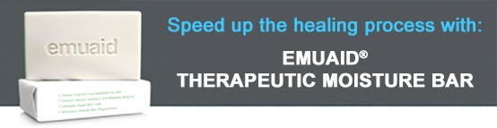 EMUAID Therapeutic Moisture Bar infographic